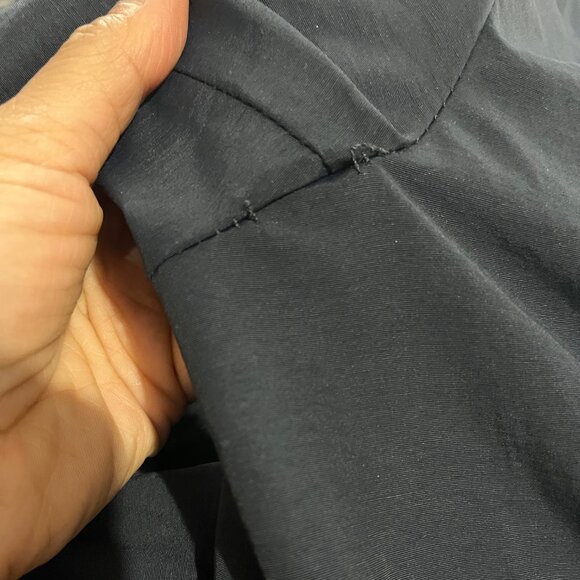 J.Crew Navy Raincoat Size XXS Petite - Picture 14 of 16